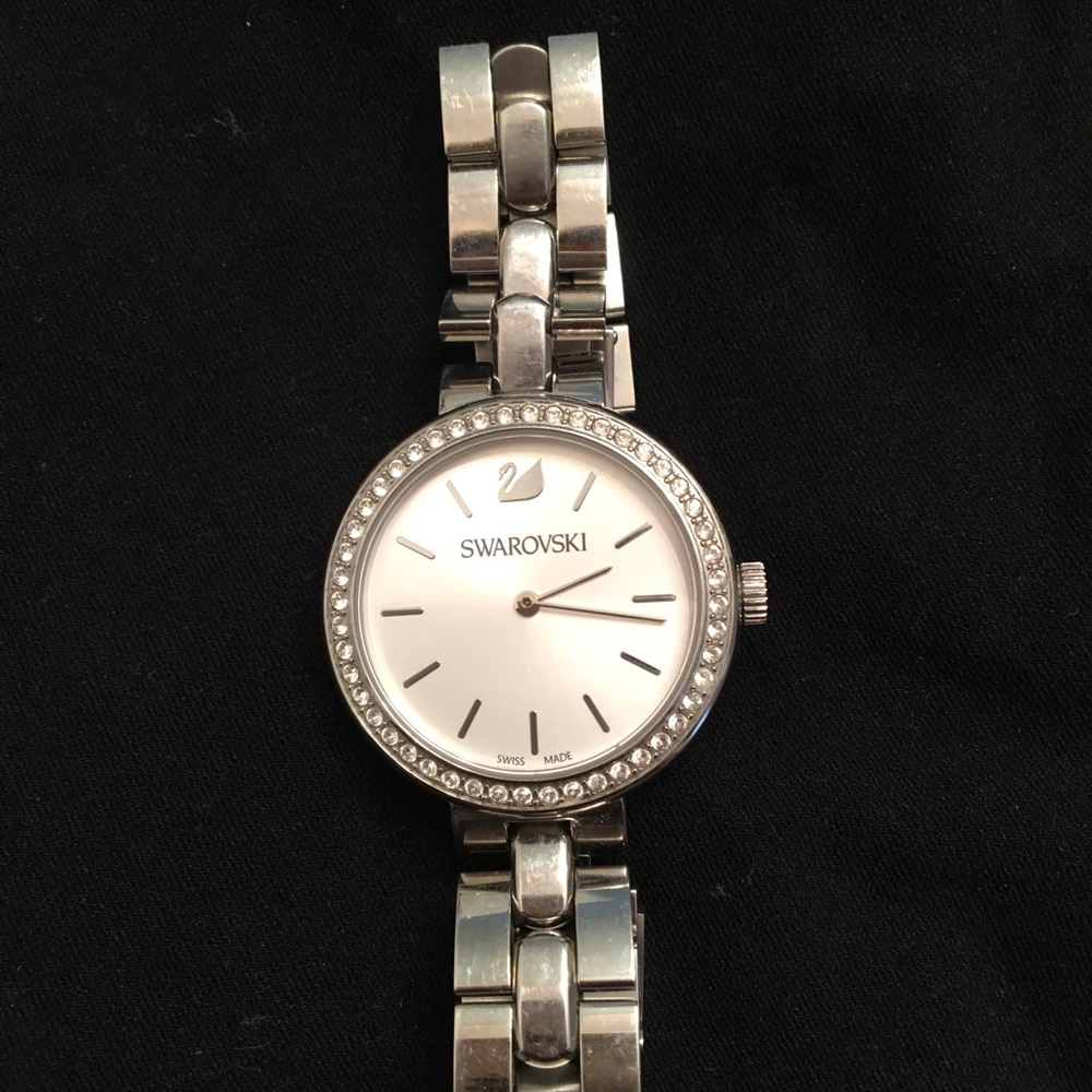 Swarovski watch silver